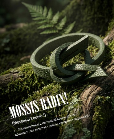 Ремешок на сумку-БРАСЛЕТ-держатель Брелока Унисекс Pi-MOSSIS RADIX!